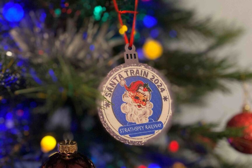 Santa express christmas bauble 2024